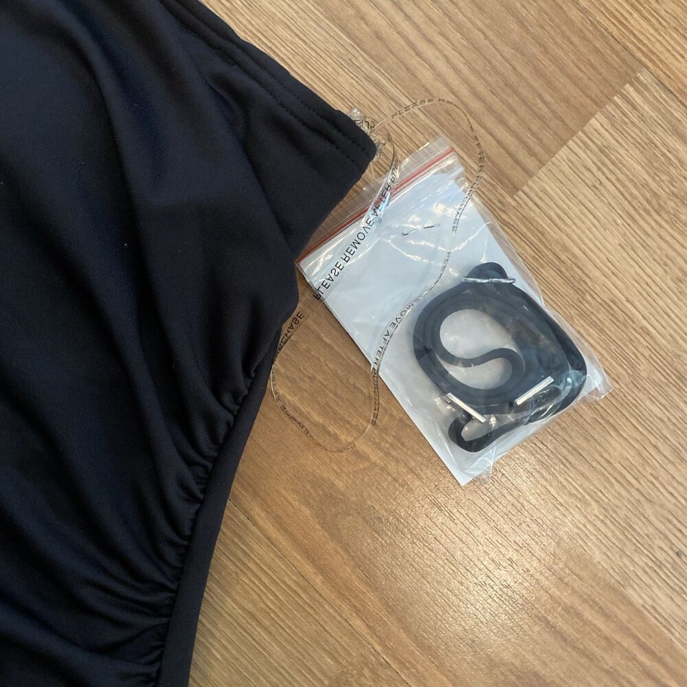 Michael Kors One Shoulder Underwire Shaping Swimsuit Size 12 NWOT $106 - Picture 6 of 8